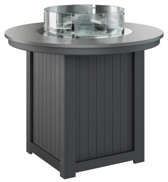 Berlin Gardens Donoma 44" Round Counter Hammered Fire Table